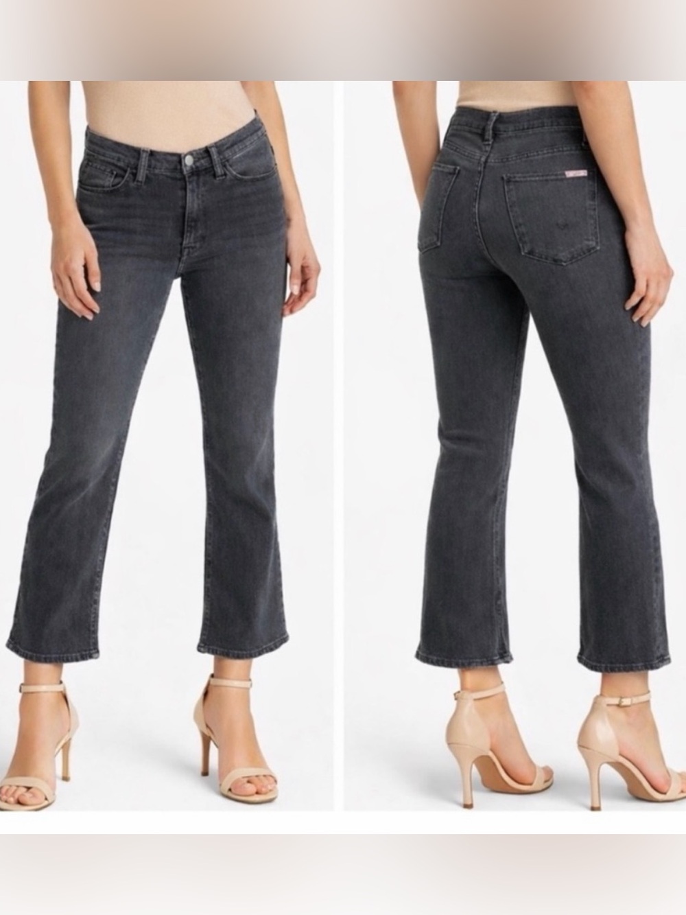 Hudson Blair High Rise Bootcut Crop Jeans Demitria Size 27